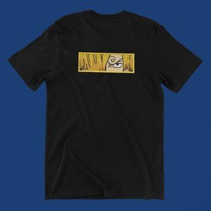 New- White&black Embroidered anime box T-shirt 🔥New🔥